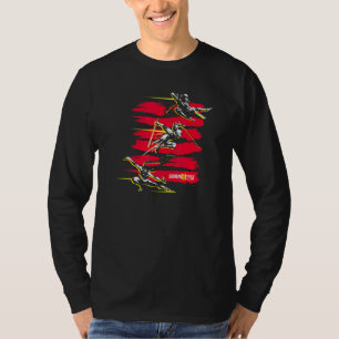 Camiseta Cobra Eyes Ninja Red Stripes