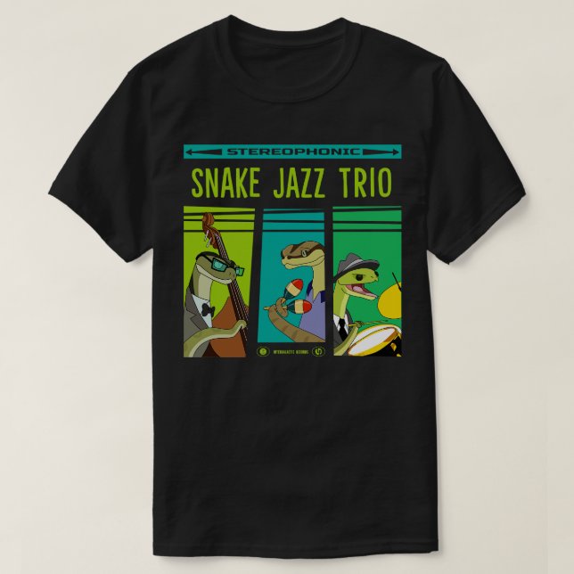 Camiseta Cobra Jazz vinil (Frente do Design)