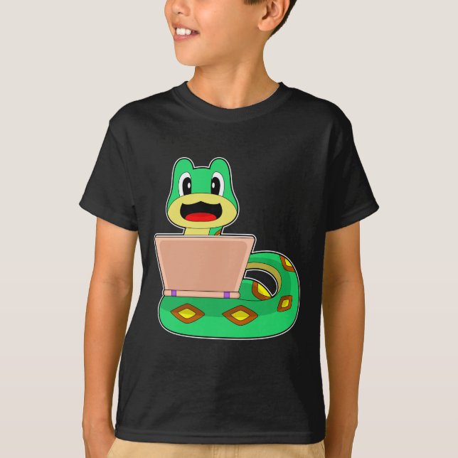 Camiseta Cobra Laptop (Frente)