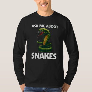 Camiseta Cobra Legal Para Homens Mulheres Réptil Animal Cob