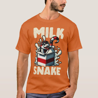 Camiseta Cobra Leite Em Amigos Animais Leite