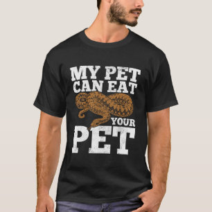 Camiseta Cobra Meu Pet Pode Comer Seu Pet Piada Python Répt