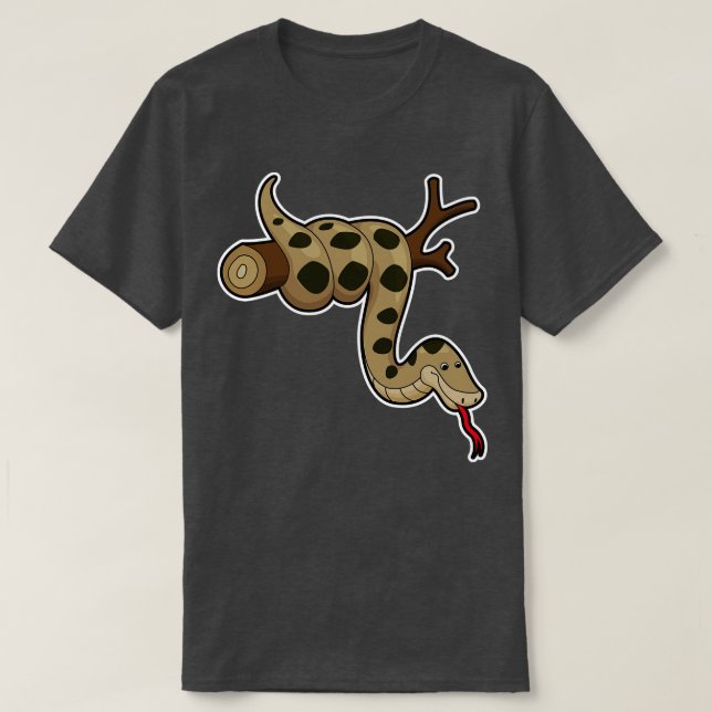 Camiseta Cobra na Ramificação (Frente do Design)