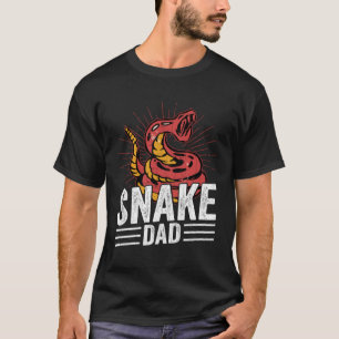Camiseta Cobra Pai Répteis Pet Retile Proprietário Gráfico