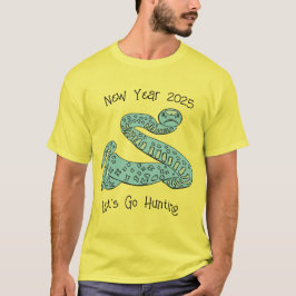 Camiseta Cobra para o Ano Novo 2025