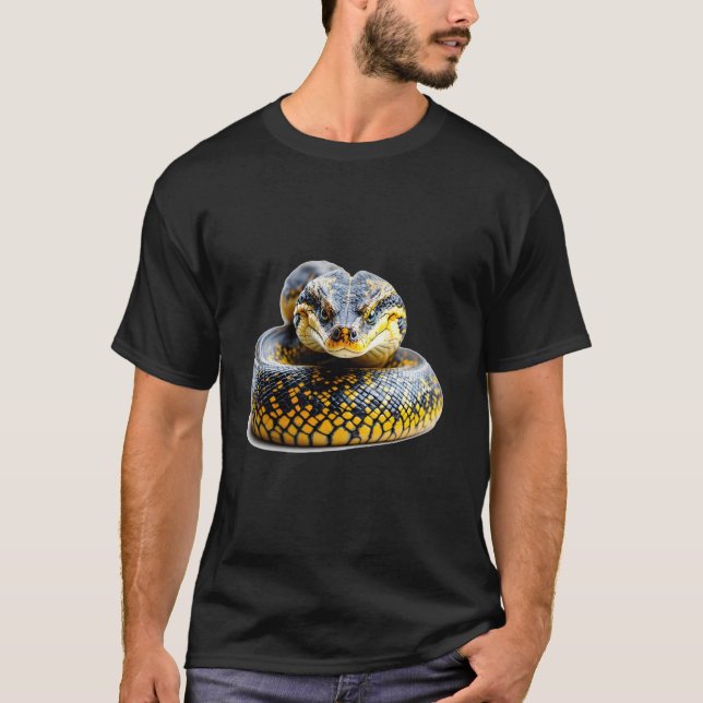 Camiseta Cobra python réptil poderoso hipnótico dominante u (Frente)