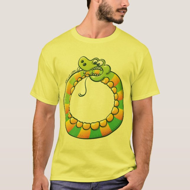 Camiseta Cobra que morde sua própria cauda (Frente)