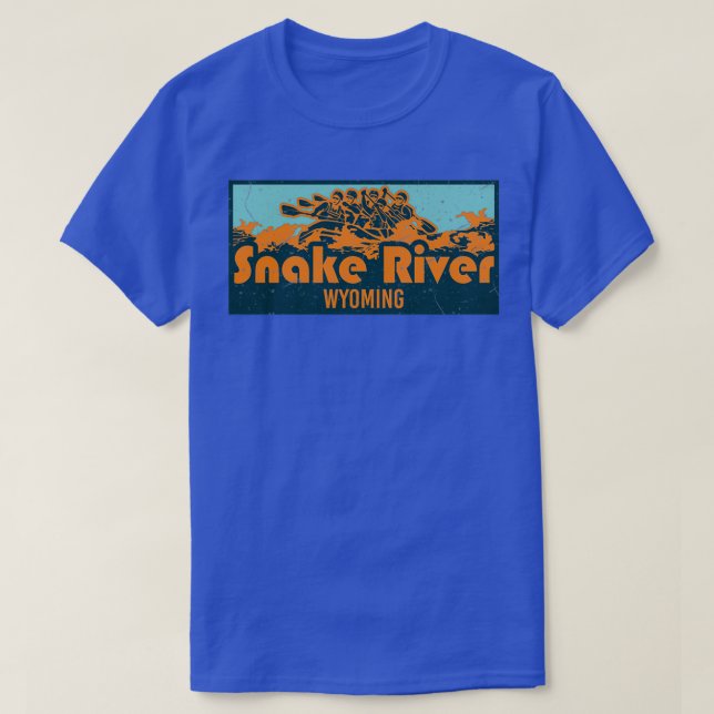 Camiseta Cobra River Wyoming em seguida (Frente do Design)