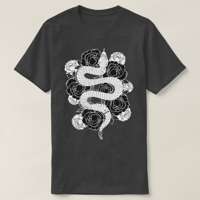 Camiseta Cobra rosa (Frente do Design)