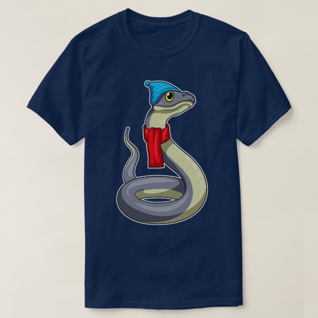 Camiseta Cobra Scarf Beanie (Frente do Design)