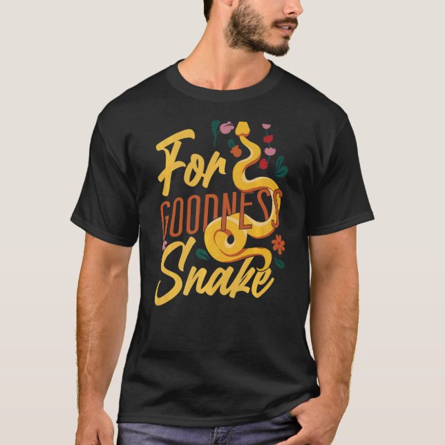 Camiseta Cobra Serpent Pun Para O Cobra De Bondade (Frente)