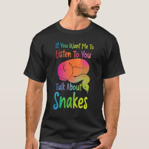 Camiseta Cobra Serpent Watercolor Se Quiser Que Eu Ouça
