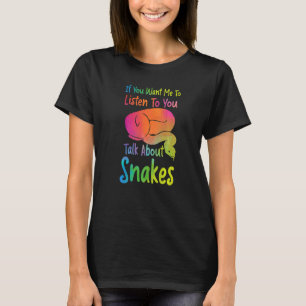 Camiseta Cobra Serpent Watercolor Se Quiser Que Eu Ouça