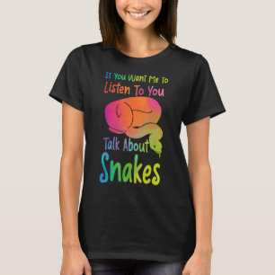 Camiseta Cobra Serpent Watercolor Se Quiser Que Eu Ouça