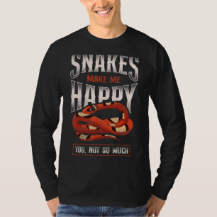 Camiseta Cobra Serpente Cobras Vintage Me Fazem Feliz Que V