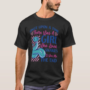 Camiseta Cobra Serpente Rapariga Uma Vez Em Uma Época Havia