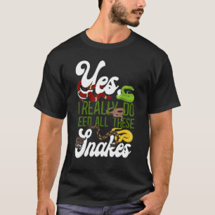 Camiseta Cobra Serpente Sim Eu Realmente Preciso Desses Cob