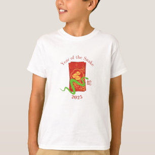 Camiseta Cobra Verde de envelope vermelho 2025