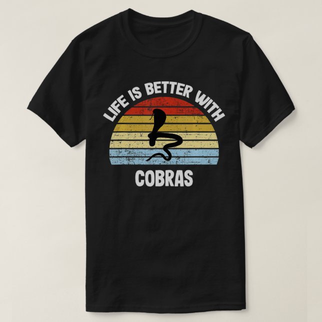 Camiseta    CobraLife é melhor com Cobras  (Frente do Design)