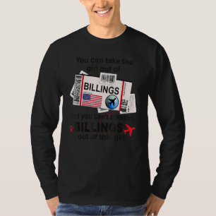 Camiseta Cobranças de Passagem Aérea  Garota de Billings Ca