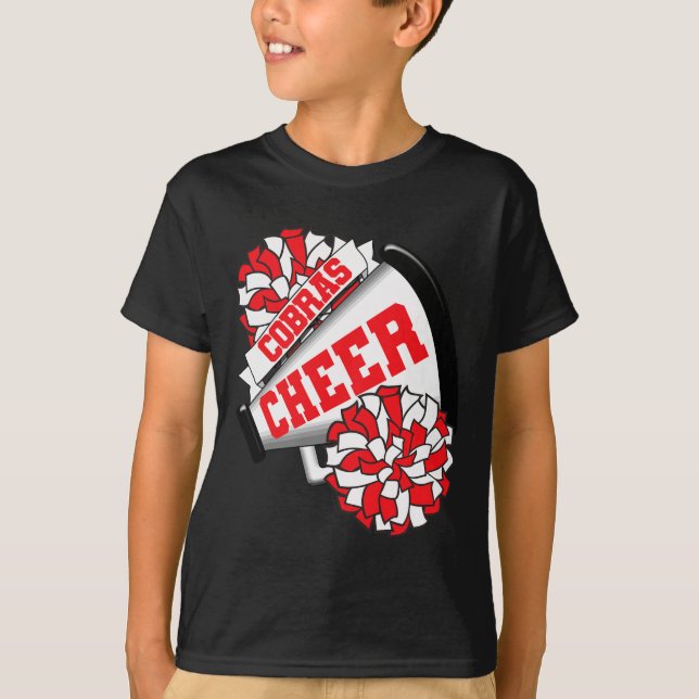Camiseta Cobras Aplaudem Espírito de Liderança de Torcida R (Frente)
