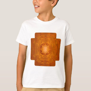 Camiseta Cobre Atlantean dos artesanatos na madeira
