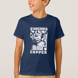 Camiseta cobre do d'Anconia/logotipo branco