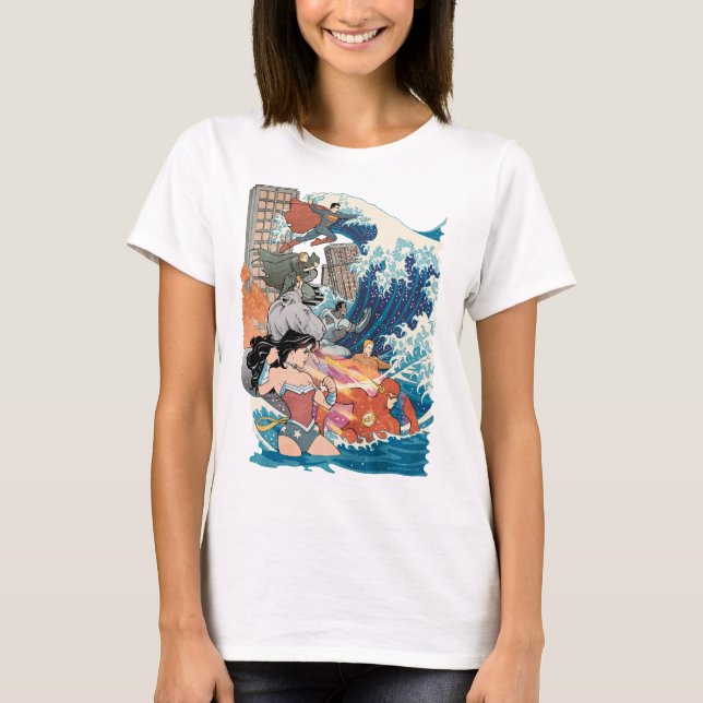 Camiseta Cobrir 15 da Liga da Justiça (Frente)