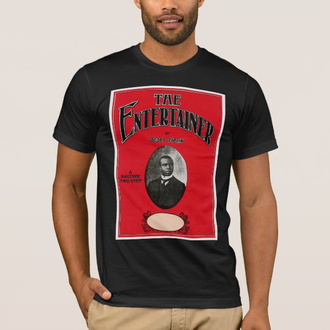 Camiseta Cobrir da folha da canção de Scott Joplin (Frente)
