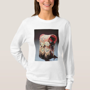 Camiseta Cobrir da sela com os grifos que atacam cabras