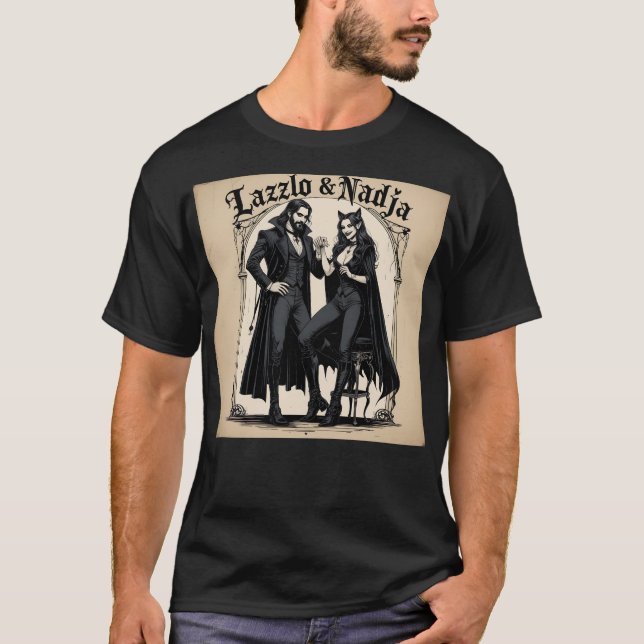 Camiseta Cobrir de álbuns Laszlo & Nadja (Frente)