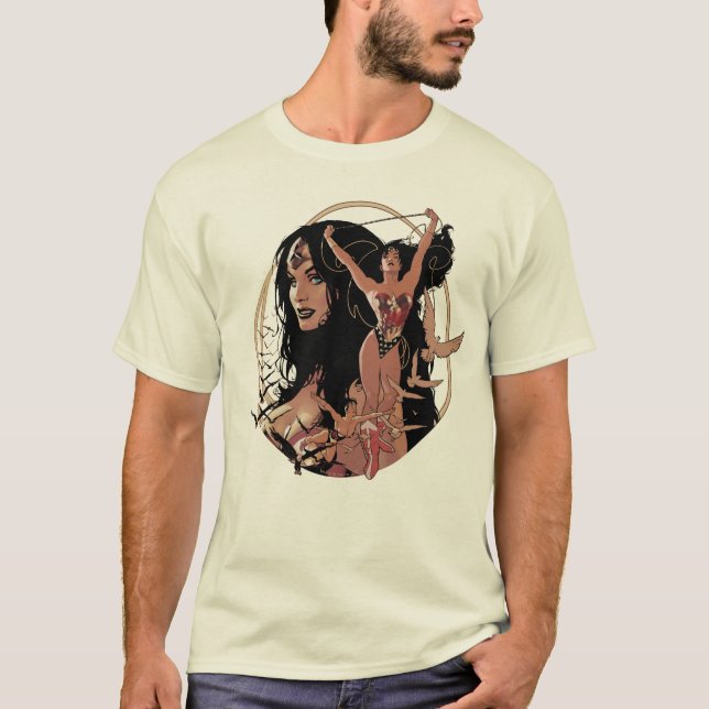 Camiseta Cobrir de banda desenhada #150 da Mulher Maravilha (Frente)