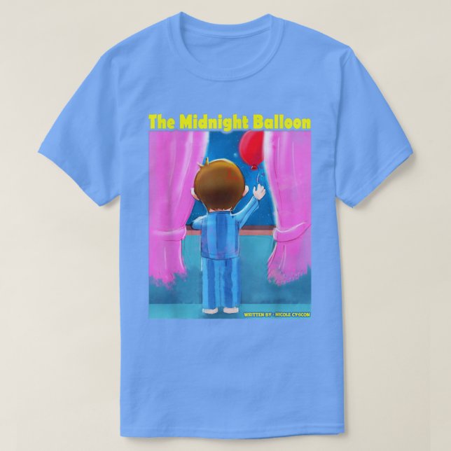 Camiseta Cobrir do Balão Midnight (Frente do Design)