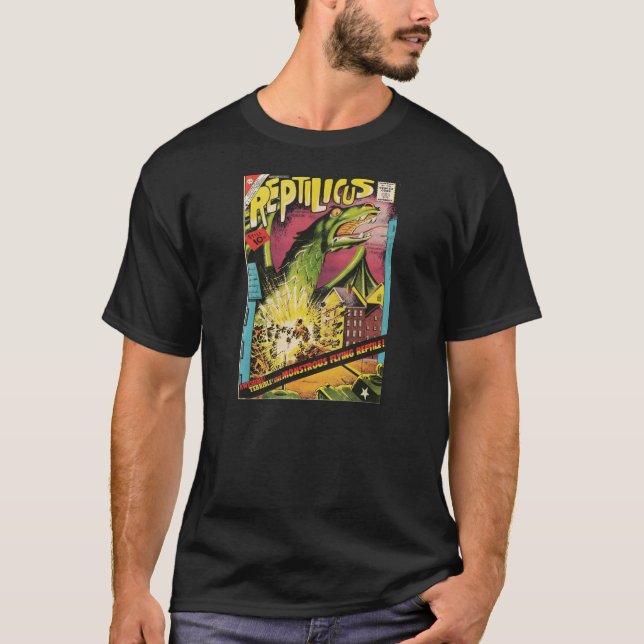 Camiseta cobrir do reptilicus (Frente)