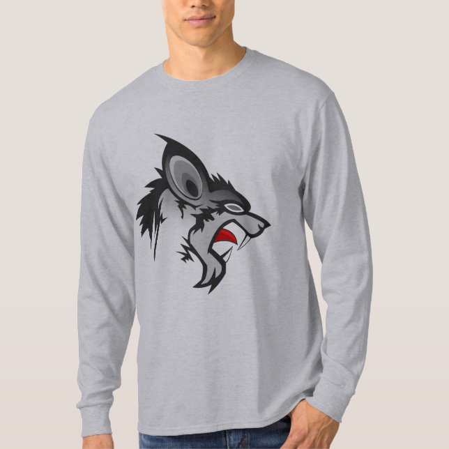 Camiseta Cobrir do vento de Wolfbat (Frente)