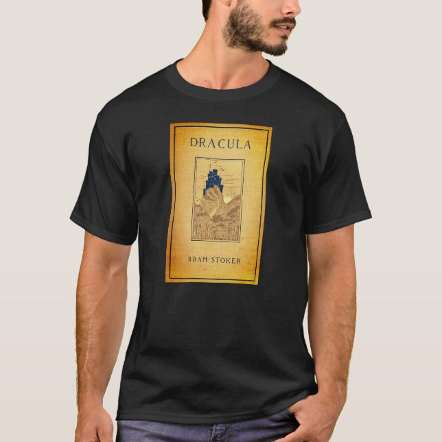 Camiseta Cobrir Drácula do primeiro Ed Americano. (1899) (Frente)