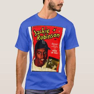 Camiseta Cobrir frontal do gibi Jackie Robinson