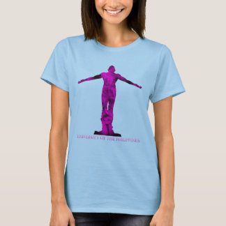 Camiseta Cobrir-me a rosa