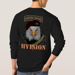 Camiseta Cobrir militar da águia do exército da divisão