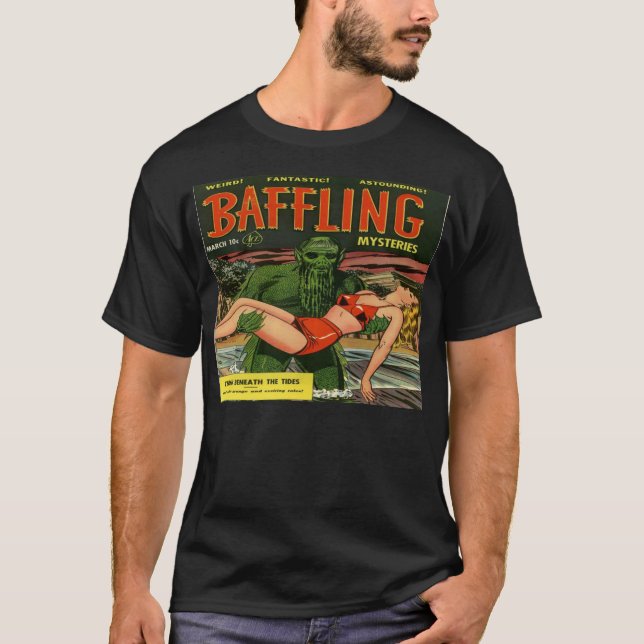 Camiseta Cobrir T-Shirt Clássico de Blaffling Mysterie (Frente)