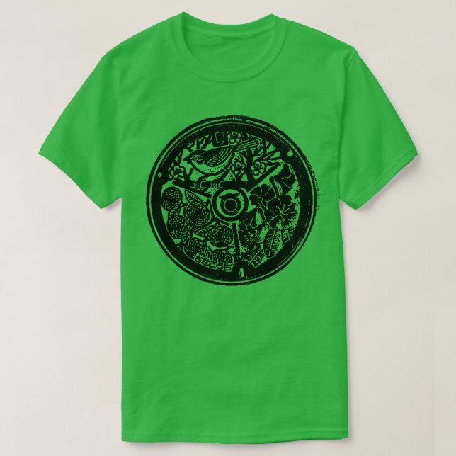 Camiseta Cobrir Tokoshima Manhole (Frente do Design)