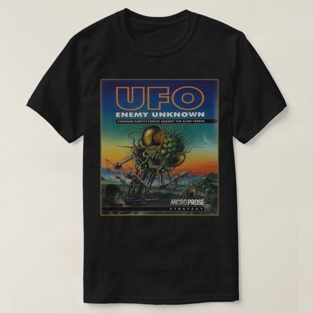 Camiseta Cobrir XCOM UFO Defense Amiga (Frente do Design)