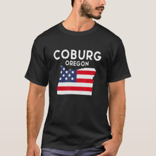 Camiseta Coburg Oregon EUA State America Viagens