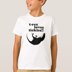 Camiseta Cócegas dos amores de T-Rex!
