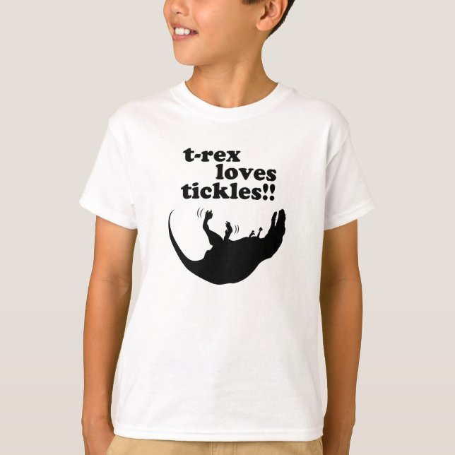 Camiseta Cócegas dos amores de T-Rex! (Frente)