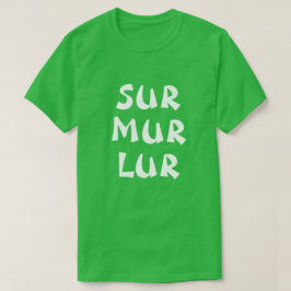 Camiseta cochilo de parede azeda em verde norueguês