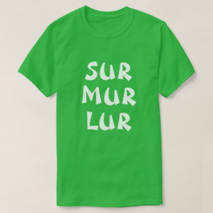 Camiseta cochilo de parede azeda em verde norueguês