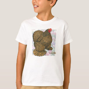 Camiseta Cochin: galinha Ouro-atada