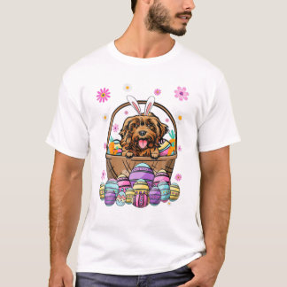 Camiseta Cockapoo Dog Happy Easter Day
