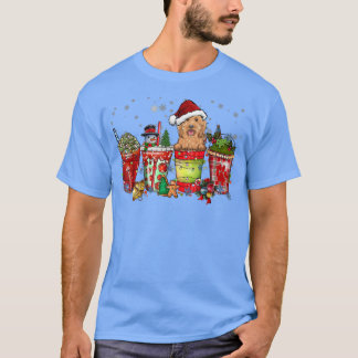 Camiseta Cockapoo Latim Latim Doce Neve Natal